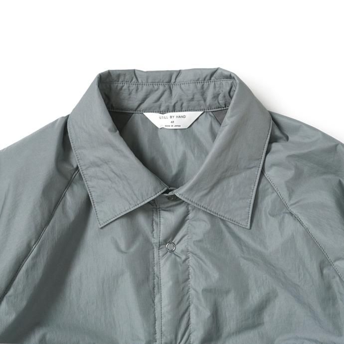 177147675 STILL BY HAND / BL02233 - SLATE BLUE マイクロリップストップナイロン シンサレート パデッドシャツ<img class='new_mark_img2' src='https://img.shop-pro.jp/img/new/icons47.gif' style='border:none;display:inline;margin:0px;padding:0px;width:auto;' /> 02