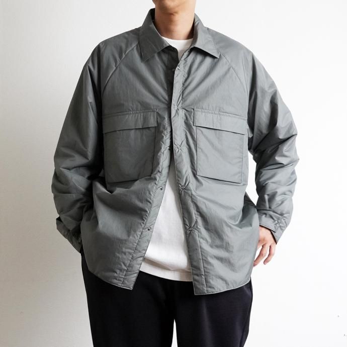 177147675 STILL BY HAND / BL02233 - SLATE BLUE マイクロリップストップナイロン シンサレート パデッドシャツ<img class='new_mark_img2' src='https://img.shop-pro.jp/img/new/icons47.gif' style='border:none;display:inline;margin:0px;padding:0px;width:auto;' /> 02