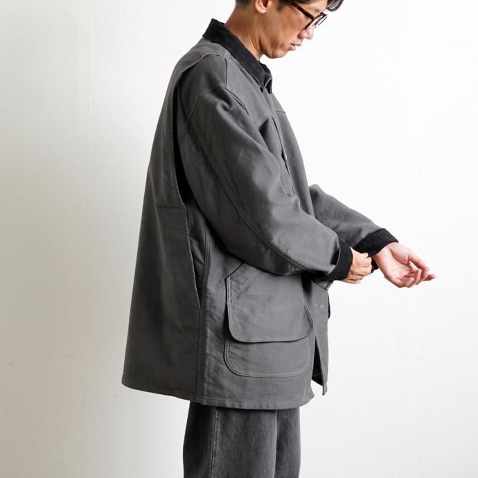 177226335 INNAT / HUNTING COAT - Charcoal ハンティングコート チャコール INNAT04-J01 02