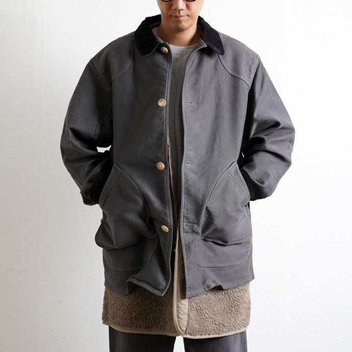 177226335 INNAT / HUNTING COAT - Charcoal ハンティングコート チャコール INNAT04-J01 02