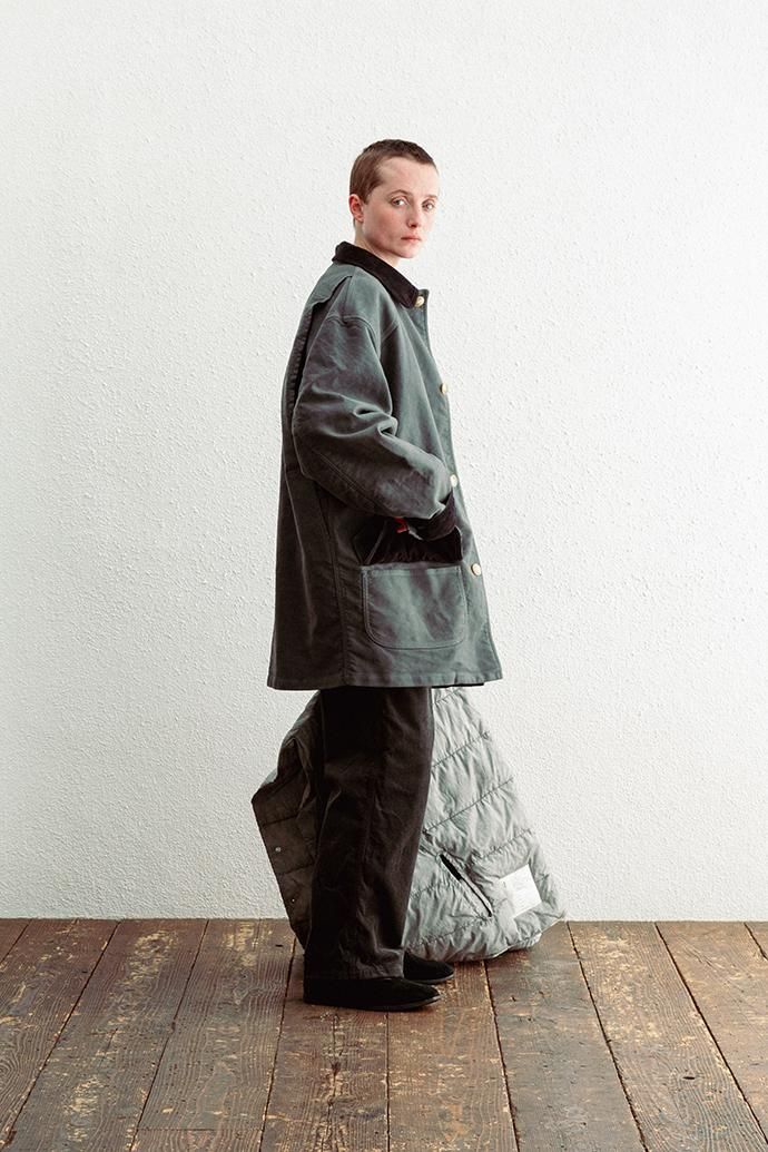 177226335 INNAT / HUNTING COAT - Charcoal ハンティングコート チャコール INNAT04-J01 02
