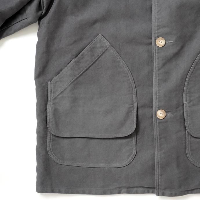 177226335 INNAT / HUNTING COAT - Charcoal ハンティングコート チャコール INNAT04-J01 02