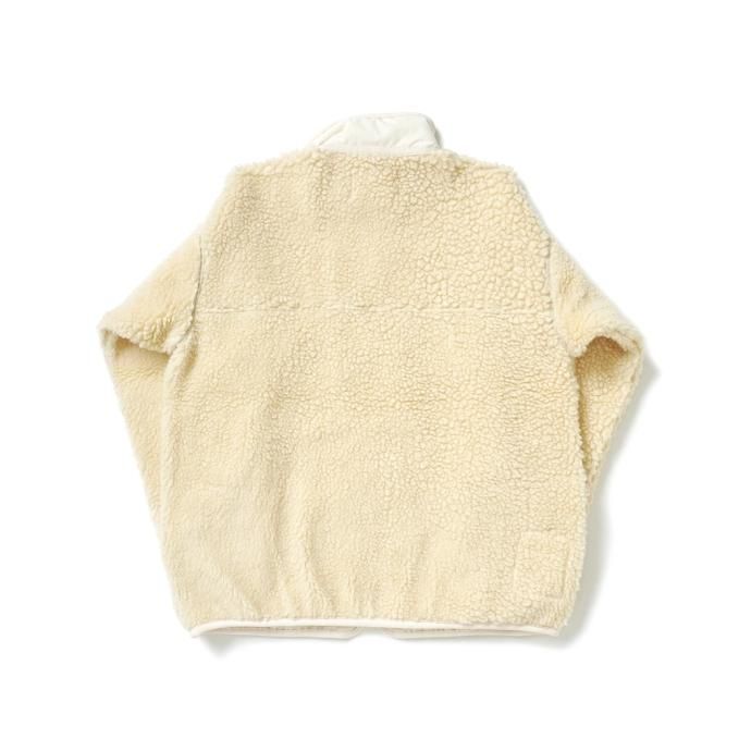 177226851 INNAT / BOA FLEECE TRACK JACKET - Natural ボアフリーストラックジャケット ナチュラル INNAT04-C05 02