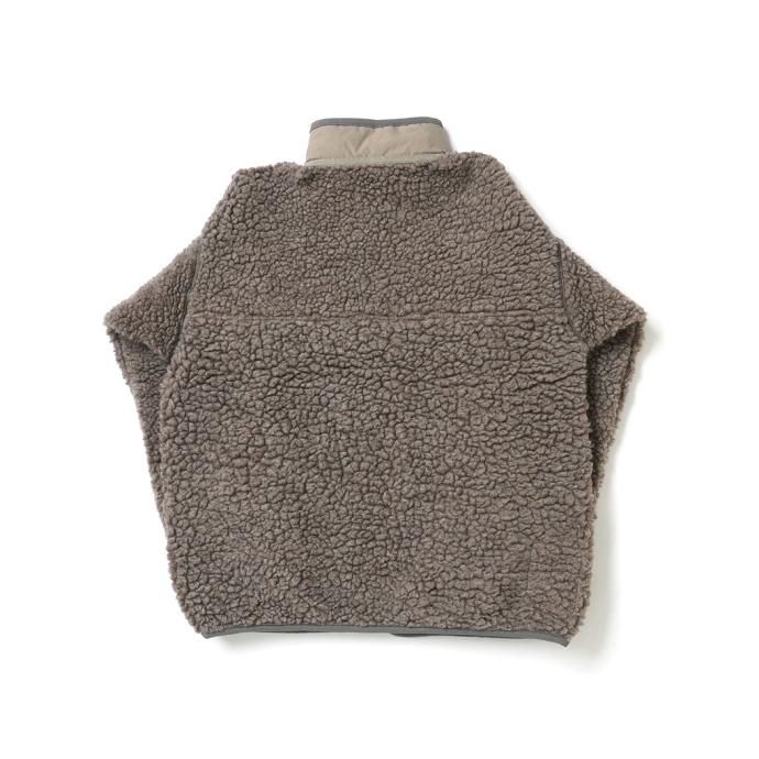 177226866 INNAT / BOA FLEECE TRACK JACKET - Gray beige ボアフリーストラックジャケット グレーベージュ INNAT04-C05 02