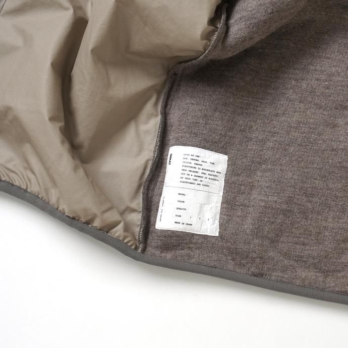 177226866 INNAT / BOA FLEECE TRACK JACKET - Gray beige ボアフリーストラックジャケット グレーベージュ INNAT04-C05 02