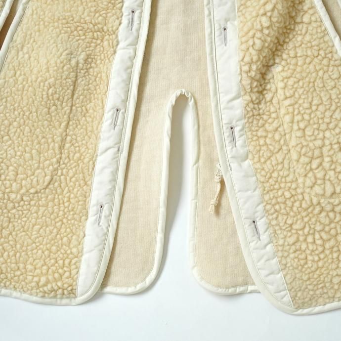 177239457 INNAT / BOA FLEECE LINER VEST - Natural ボアフリース ライナーベスト ナチュラル INNAT04-V01 02