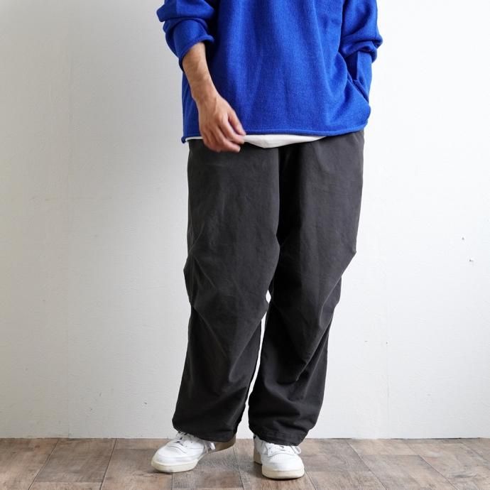 177242971 INNAT / EASY OVER PANTS (P) - Charcoal イージーオーバーパンツ チャコール INNAT04-P03 02