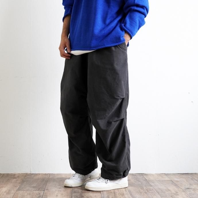177242971 INNAT / EASY OVER PANTS (P) - Charcoal イージーオーバーパンツ チャコール INNAT04-P03 02