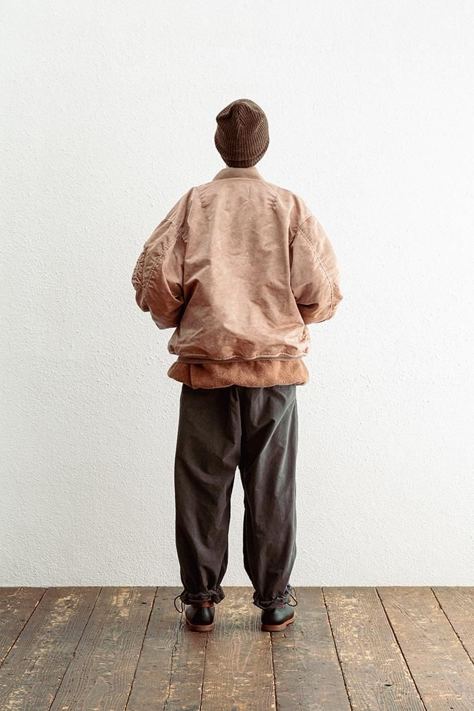 177242971 INNAT / EASY OVER PANTS (P) - Charcoal イージーオーバーパンツ チャコール INNAT04-P03 02