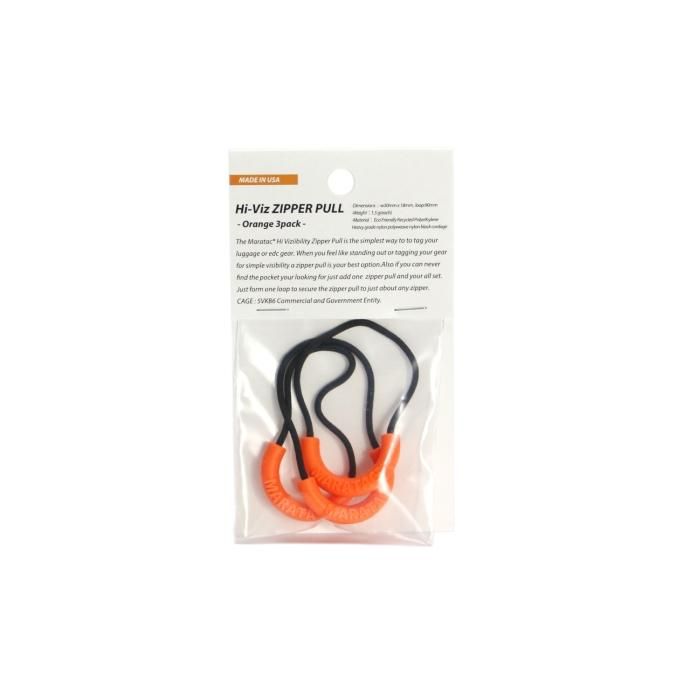 177263834 Maratac Zipper Pull - Hi Viz Clear Glow ޥ饿å åѡץ ꥢ 3 02