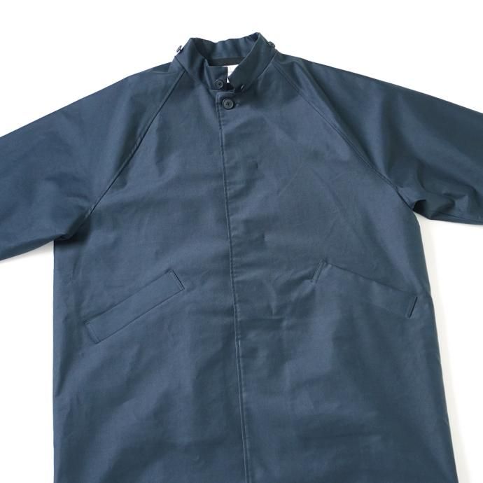 177320546 STILL BY HAND / CO01233 - BLACK モールスキンフーデッドコート 02