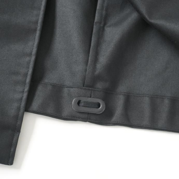 177320546 STILL BY HAND / CO01233 - BLACK モールスキンフーデッドコート 02