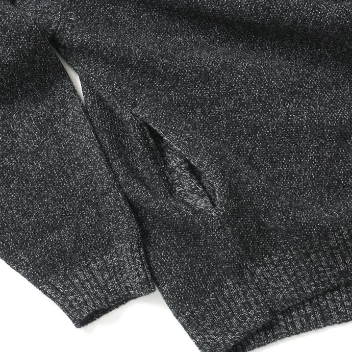 177320609 STILL BY HAND / KN03233 - INK BLACK ミックスニット ジップブルゾン<img class='new_mark_img2' src='https://img.shop-pro.jp/img/new/icons47.gif' style='border:none;display:inline;margin:0px;padding:0px;width:auto;' /> 02