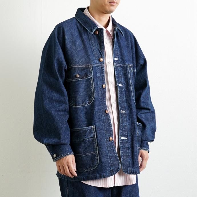 177348825 O-(オー)/ f-16 デニムカバーオールジャケット - Indigo LFB (Light Fade Bio) O-13-L<img class='new_mark_img2' src='https://img.shop-pro.jp/img/new/icons47.gif' style='border:none;display:inline;margin:0px;padding:0px;width:auto;' /> 02