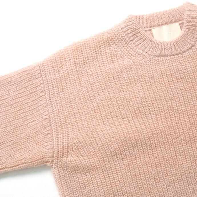 177360232 INNAT / KID MOHAIR SWEATER - Pink キッドモヘア プルオーバーセーター ピンク INNAT04-K04 02