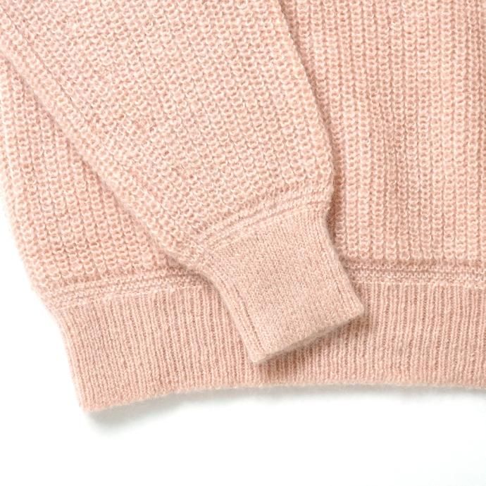 177360232 INNAT / KID MOHAIR SWEATER - Pink キッドモヘア プルオーバーセーター ピンク INNAT04-K04 02