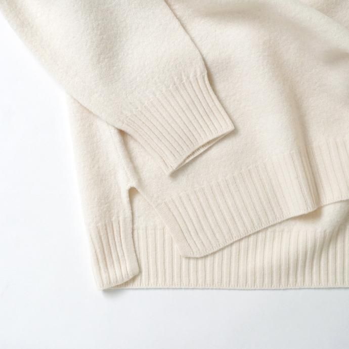 177362007 ORCIVAL オーシバル / ウール モックネック プルオーバーニット IVORY OR-D0060 CHA 02