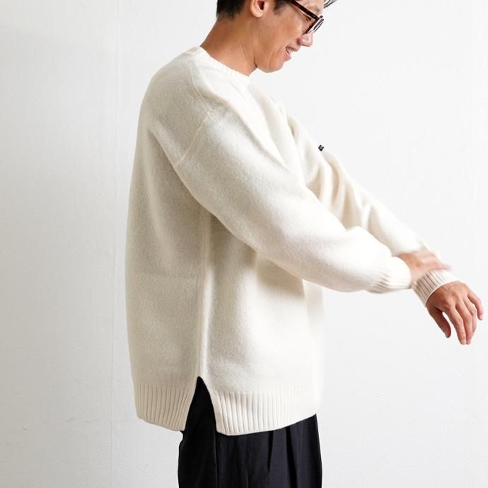177362007 ORCIVAL オーシバル / ウール モックネック プルオーバーニット IVORY OR-D0060 CHA 02