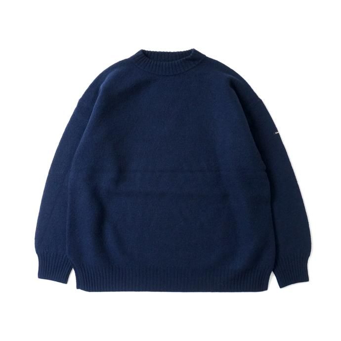 177362027 ORCIVAL オーシバル / ウール モックネック プルオーバーニット NAVY OR-D0060 CHA 01