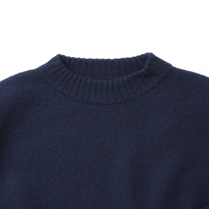 177362027 ORCIVAL オーシバル / ウール モックネック プルオーバーニット NAVY OR-D0060 CHA 02