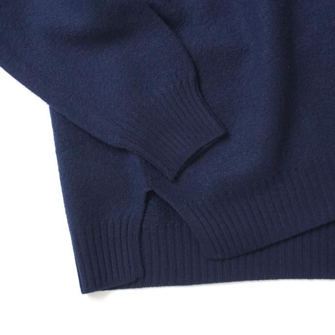 177362027 ORCIVAL オーシバル / ウール モックネック プルオーバーニット NAVY OR-D0060 CHA 02