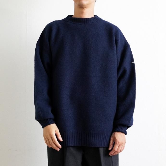 177362027 ORCIVAL オーシバル / ウール モックネック プルオーバーニット NAVY OR-D0060 CHA 02