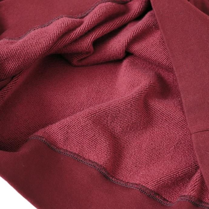 177377812 blurhms ROOTSTOCK / Soft&Hard Sweat Crew-neck P/O Big - Burgundy bROOTS23F26 02