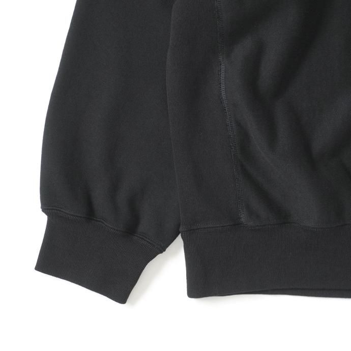 177377856 blurhms ROOTSTOCK / Soft&Hard Sweat Crew-neck P/O Big - Black bROOTS23F26 02