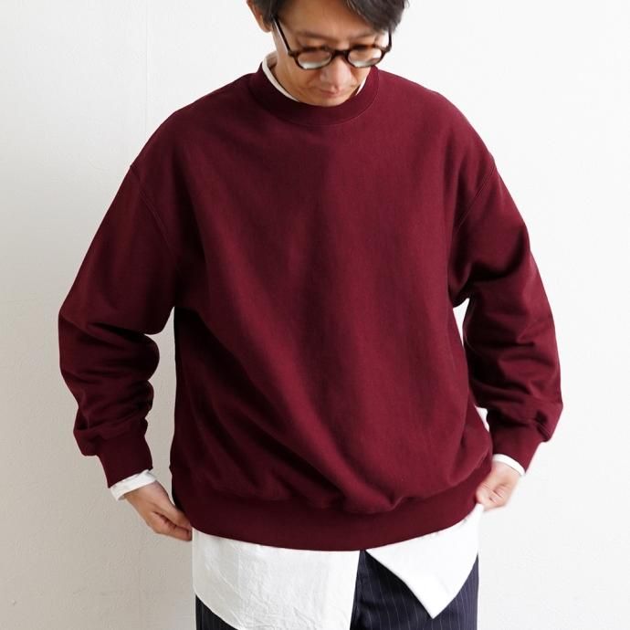 177377856 blurhms ROOTSTOCK / Soft&Hard Sweat Crew-neck P/O Big - Black bROOTS23F26 02
