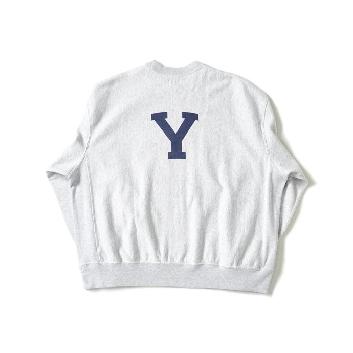 177377907 blurhms ROOTSTOCK / PRINT Sweat Crew-neck P/O Big - HeatherWhite x ALE-Y bROOTS23F26P<img class='new_mark_img2' src='https://img.shop-pro.jp/img/new/icons47.gif' style='border:none;display:inline;margin:0px;padding:0px;width:auto;' /> 02