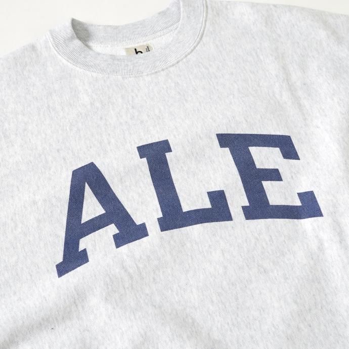 177377907 blurhms ROOTSTOCK / PRINT Sweat Crew-neck P/O Big - HeatherWhite x ALE-Y bROOTS23F26P<img class='new_mark_img2' src='https://img.shop-pro.jp/img/new/icons47.gif' style='border:none;display:inline;margin:0px;padding:0px;width:auto;' /> 02