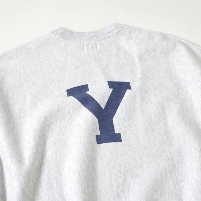 177377907 blurhms ROOTSTOCK / PRINT Sweat Crew-neck P/O Big - HeatherWhite x ALE-Y bROOTS23F26P<img class='new_mark_img2' src='https://img.shop-pro.jp/img/new/icons47.gif' style='border:none;display:inline;margin:0px;padding:0px;width:auto;' /> 02