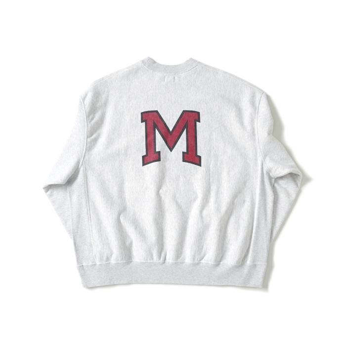 177377969 blurhms ROOTSTOCK / PRINT Sweat Crew-neck P/O Big - HeatherWhite x IT-M bROOTS23F26P 02