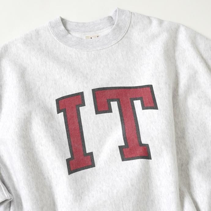 177377969 blurhms ROOTSTOCK / PRINT Sweat Crew-neck P/O Big - HeatherWhite x IT-M bROOTS23F26P 02