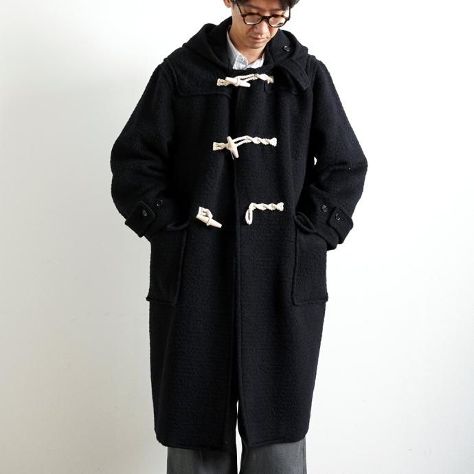 177625827 blurhms ROOTSTOCK / Wool Mohair Duffle Coat - DarkNavy bROOTS23F1 02