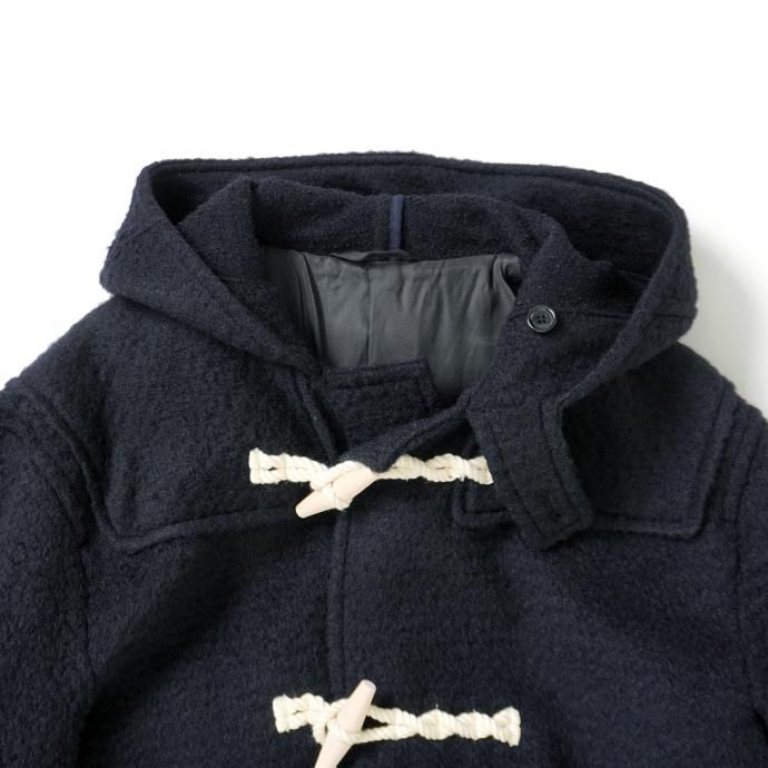 177625827 blurhms ROOTSTOCK / Wool Mohair Duffle Coat - DarkNavy bROOTS23F1 02