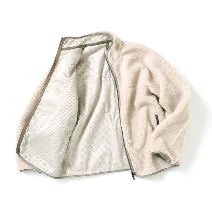 177626099 blurhms ROOTSTOCK / Recycle Boa Zip Jacket - Natural bROOTS23F30<img class='new_mark_img2' src='https://img.shop-pro.jp/img/new/icons47.gif' style='border:none;display:inline;margin:0px;padding:0px;width:auto;' /> 02