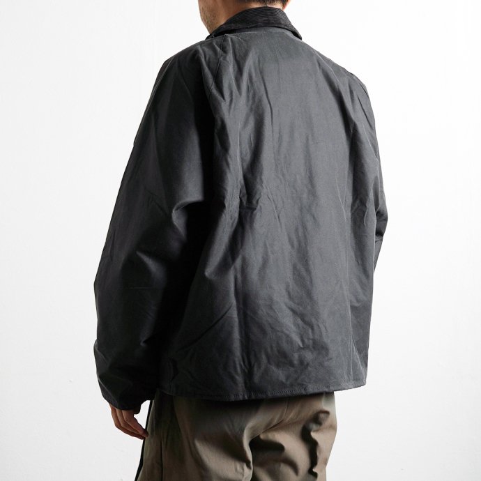 Barbour / OS Transport Wax - GRY バブアー オーバーサイズ トランスポート ワックスコットン グレー MWX1678