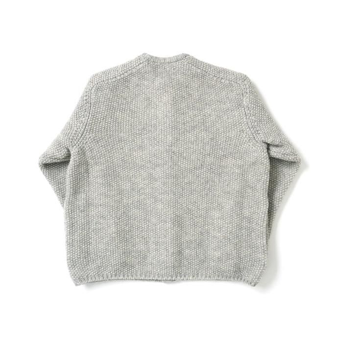 177735580 STILL BY HAND / KN04233 - OATMEAL ローゲージ ニットブルゾン 02