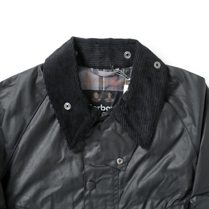 Barbour / OS Wax Bedale - BLK バブアー オーバーサイズ ビデイル