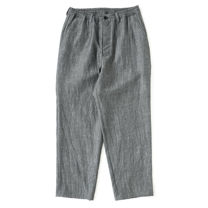 177969759 STILL BY HAND / PT07233 - GREY シェットランドウールパンツ 01