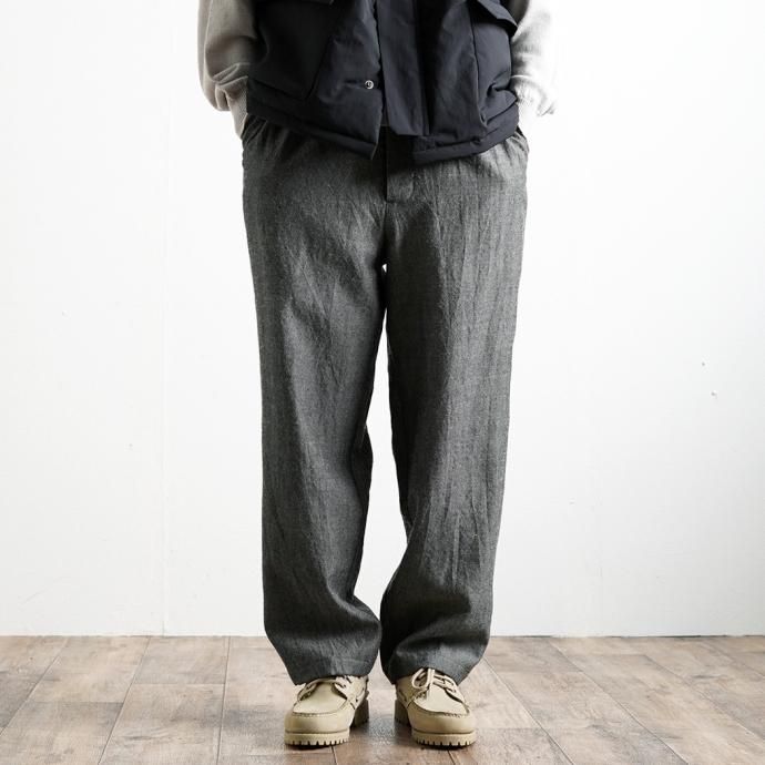 177969759 STILL BY HAND / PT07233 - GREY シェットランドウールパンツ 02