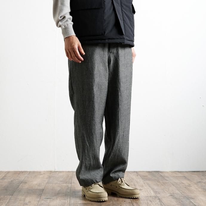 177969759 STILL BY HAND / PT07233 - GREY シェットランドウールパンツ 02