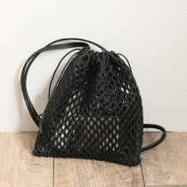 i ro se / NET SHOULDER BAG S - BLACK ネット ショルダーバッグ BAG-N10-S<img class='new_mark_img2' src='https://img.shop-pro.jp/img/new/icons47.gif' style='border:none;display:inline;margin:0px;padding:0px;width:auto;' />