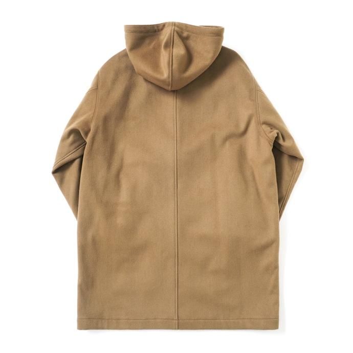 178091435 STILL BY HAND / CO02234 - CAMEL ウール フーデッドコート 02