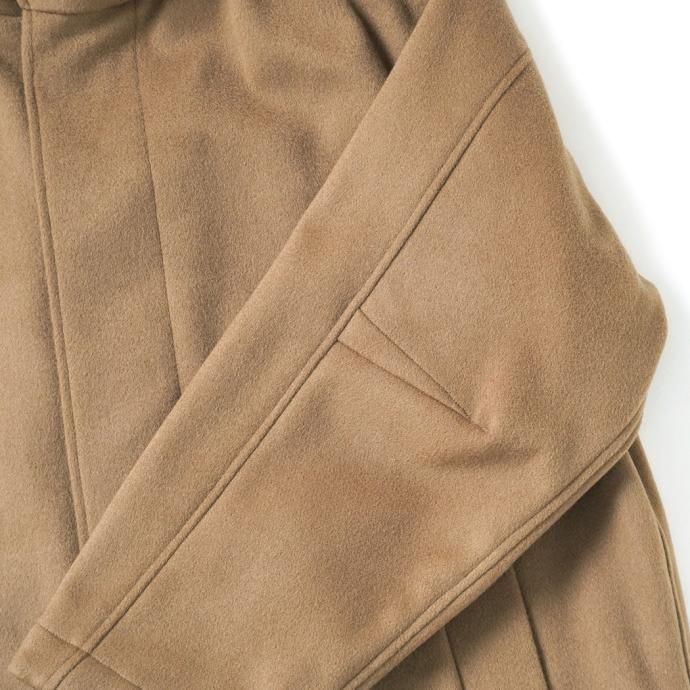 178091435 STILL BY HAND / CO02234 - CAMEL ウール フーデッドコート 02