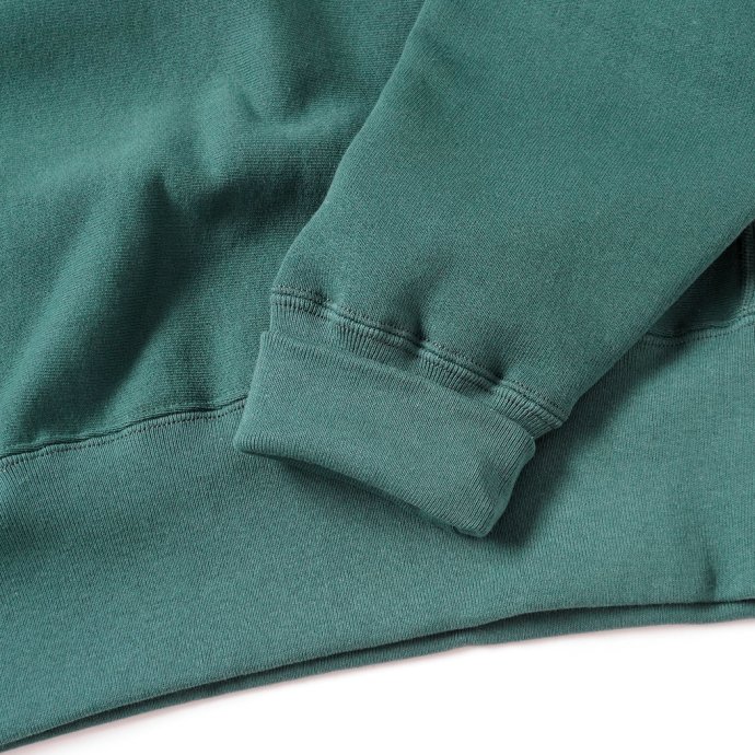 178578544 CAMBER / Cross-Knit Crew Neck Sweatshirt #234 - Dark Green 02