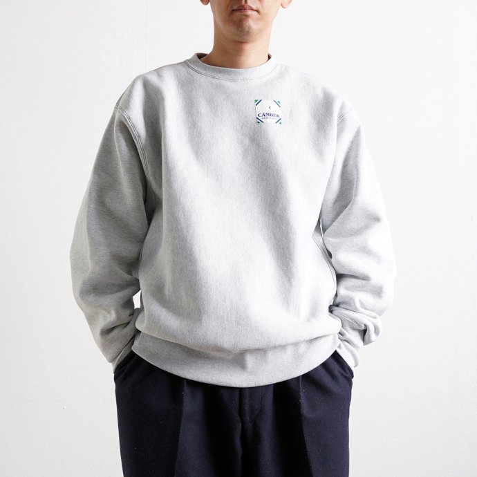178578717 CAMBER / Cross-Knit Crew Neck Sweatshirt #234 - Grey<img class='new_mark_img2' src='https://img.shop-pro.jp/img/new/icons47.gif' style='border:none;display:inline;margin:0px;padding:0px;width:auto;' /> 02