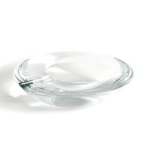 Glass Ashtray Large - Clear ガラス製シガートレイ ラージ クリア