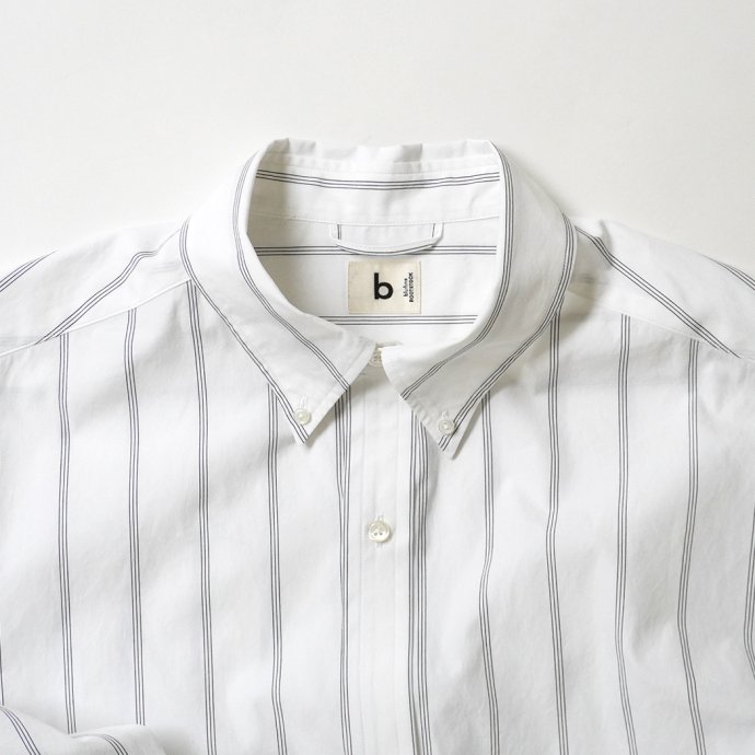 179172270 blurhms ROOTSTOCK / Button-down Shirt - White x BK-Stripe bROOTS24S4 ܥ󥷥 02